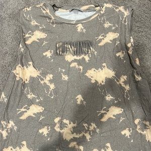 AllSaints graphic muscle tshirt